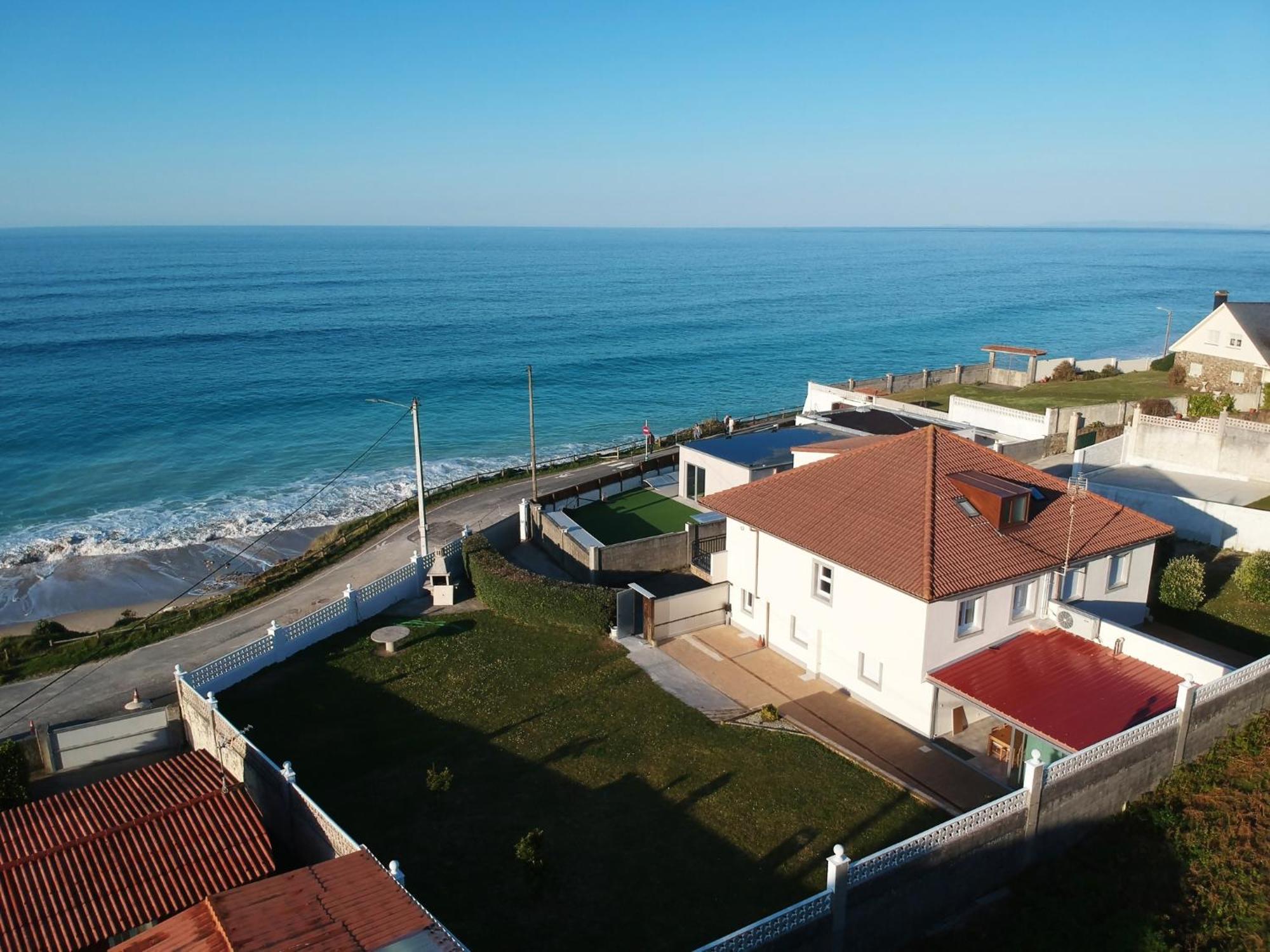 Ag Casa Vilamar En Primera Linea De Playa Razo Razo da Costa Exterior photo